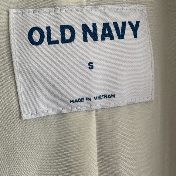 Old Navy Linen Blend Striped Blazer Women’s Size Small - Picture 7 of 10